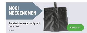 GAMMA Zandzakjes Voor Partytent aanbieding