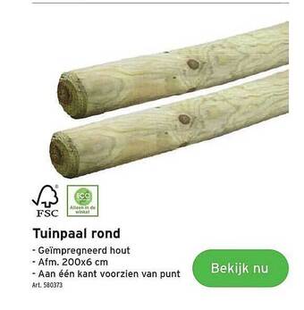 Tuinpaal Rond