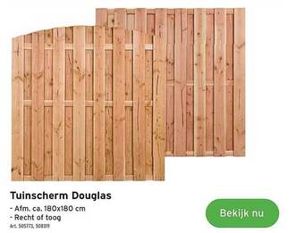 GAMMA Tuinscherm Douglas aanbieding