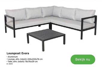 GAMMA Loungeset Evora aanbieding