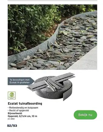 GAMMA Ecolat Tuinadfboording aanbieding