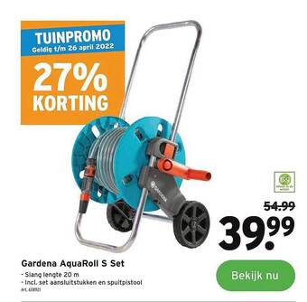 GAMMA Gardena Aquaroll S Set aanbieding