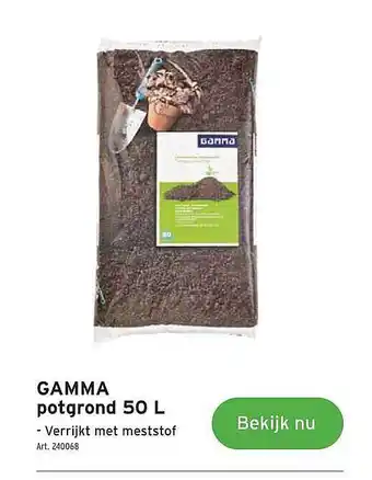 GAMMA Gamma Potgrond aanbieding