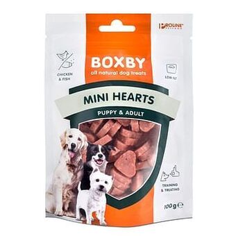 Zooplus 100g Boxby Puppy Snacks Mini Hearts Hondensnacks aanbieding