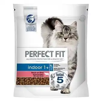 Zooplus 2x750g Indoor 1+ Rijk aan Rund Perfect Fit Kattenvoer aanbieding