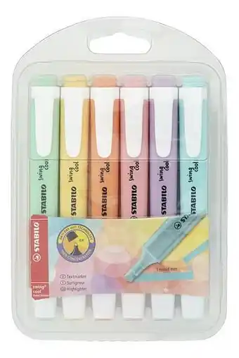 Dreamland STABILO Swing Cool fluostift Pastel - 6 stuks aanbieding
