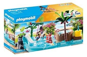 Dreamland PLAYMOBIL Family Fun 70611 Kinderzwembad met whirlpool aanbieding