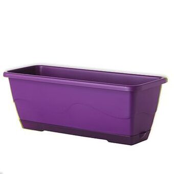 Brico Grosfillex bloembak ’Lea’ kunsthars paars 50 x 16 cm aanbieding