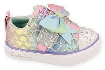 Berca Shoes Skechers Sneaker Laag Meisjes Maat 21/28 Met Lichtjes - Lichtblauw aanbieding