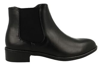 Berca Shoes Mode-Mania Laars Dames Trend Chelsea - Zwart aanbieding