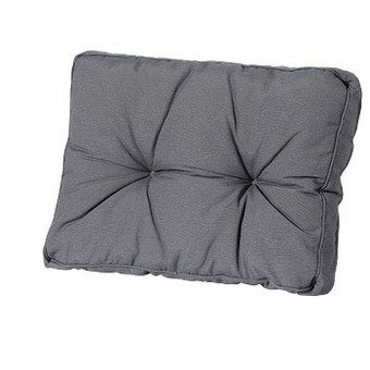 Brico Madison rugkussen Florence grijs 60x40cm aanbieding