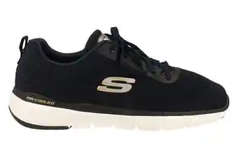 Berca Shoes Skechers Veterschoen Heren Air-Cooled Memory Foam - Blauw aanbieding
