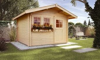 Brico Weka tuinhuis 139 GR1 L6 250x300cm aanbieding
