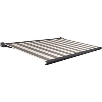 Brico Domasol zonnetent elektrisch ’Factor 20-A’ zwart/witte strepen 300 x 250 cm aanbieding