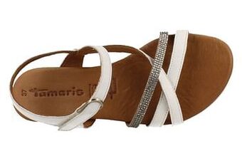 Berca Shoes Tamaris Sandaal Dames - Wit aanbieding