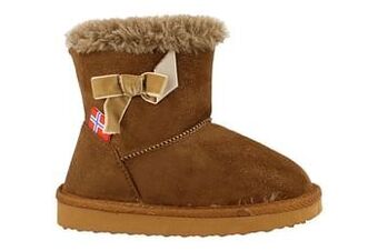 Berca Shoes Mode-Mania Laars Meisjes Warm Gevoerd Maat 28/35 - Cognac aanbieding