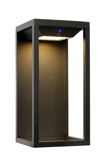Brico Lucide wandverlichting LED Tenso Solar grijs 2,2W aanbieding