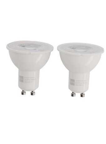 HEMA HEMA LED Lamp 50W - 345 Lm - Spot - Helder - 2 Stuks (transparant) aanbieding