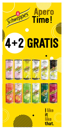 Prik en Tik Schweppes aanbieding