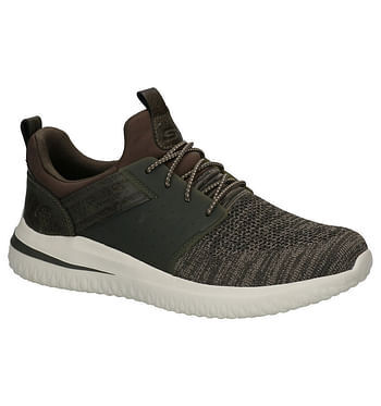 Skechers Delson Kaki Sneakers promotie bij Torfs