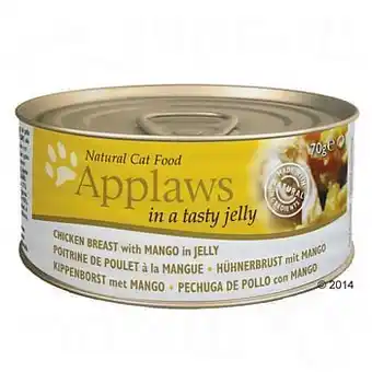 Zooplus 6x70g in Gelei Kitten Tonijn Applaws Kattenvoer aanbieding