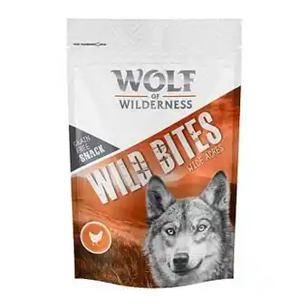Zooplus Wolf of Wilderness Snacks - Wild Bites - Mix: Kip, Eend, Lam, Rund aanbieding