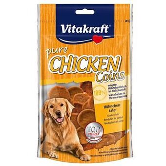 Zooplus 3x80g Chicken Kiprondjes Vitakraft Hondensnacks aanbieding