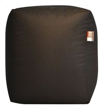 Dreamland Poef Cube zwart aanbieding