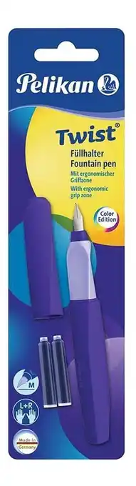 Pelikan vulpen Twist Ultra paars