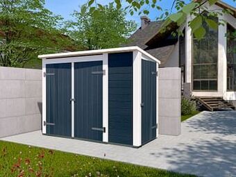 Brico Weka tuinkast 367 antraciet 205x84cm aanbieding