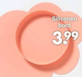 Wibra Siliconen bord aanbieding