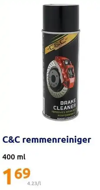 Action C+c remmenreiniger aanbieding