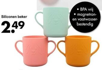 Wibra Siliconen beker aanbieding