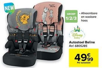 Carrefour Autostoel beline aanbieding