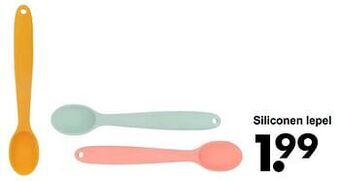 Wibra Siliconen lepel aanbieding