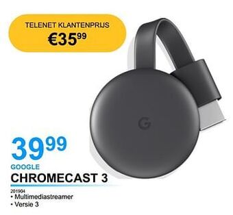 Google chromecast 3