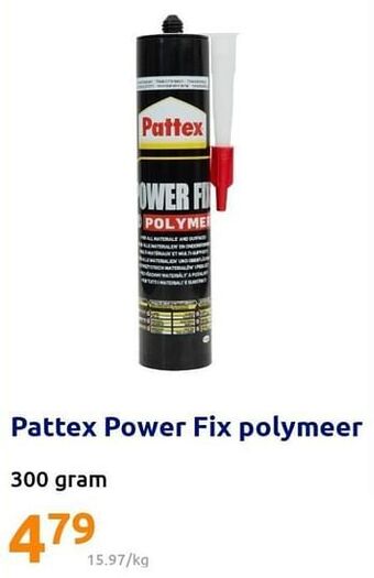 Action Pattex power fix polymeer aanbieding