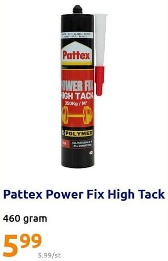 Action Pattex power fix high tack aanbieding