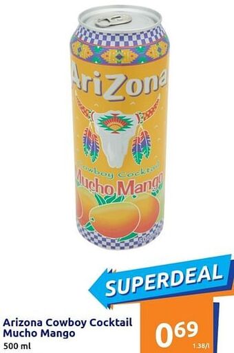 Action Arizona cowboy cocktail mucho mango aanbieding