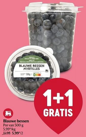 Delhaize Blauwe bessen aanbieding