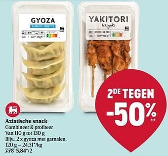 Delhaize Gyoza met garnalen aanbieding