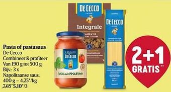 Delhaize Napolitaanse saus aanbieding