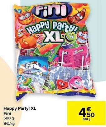 Carrefour Happy party! xl fini aanbieding