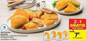 Carrefour Croc met kip carrefour aanbieding