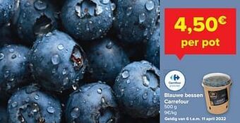 Carrefour Blauwe bessen carrefour aanbieding