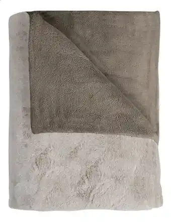 Mistral Home plaid Fuzzy L 170 x B 130 cm taupe
