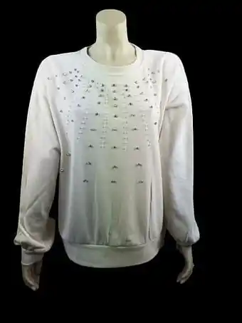 Berca Shoes Vero Moda Sweater Dames Denise Pearl - Wit aanbieding