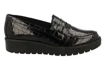 Berca Shoes Hush Puppies Mocassin Dames - Zwart aanbieding