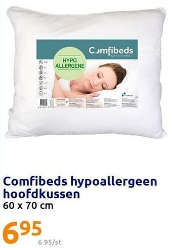 Action Comfibeds hypoallergeen hoofdkussen aanbieding
