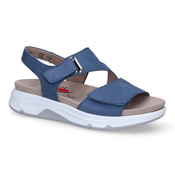 Gabor Rollingsoft Blauwe Sandalen promotie bij Torfs